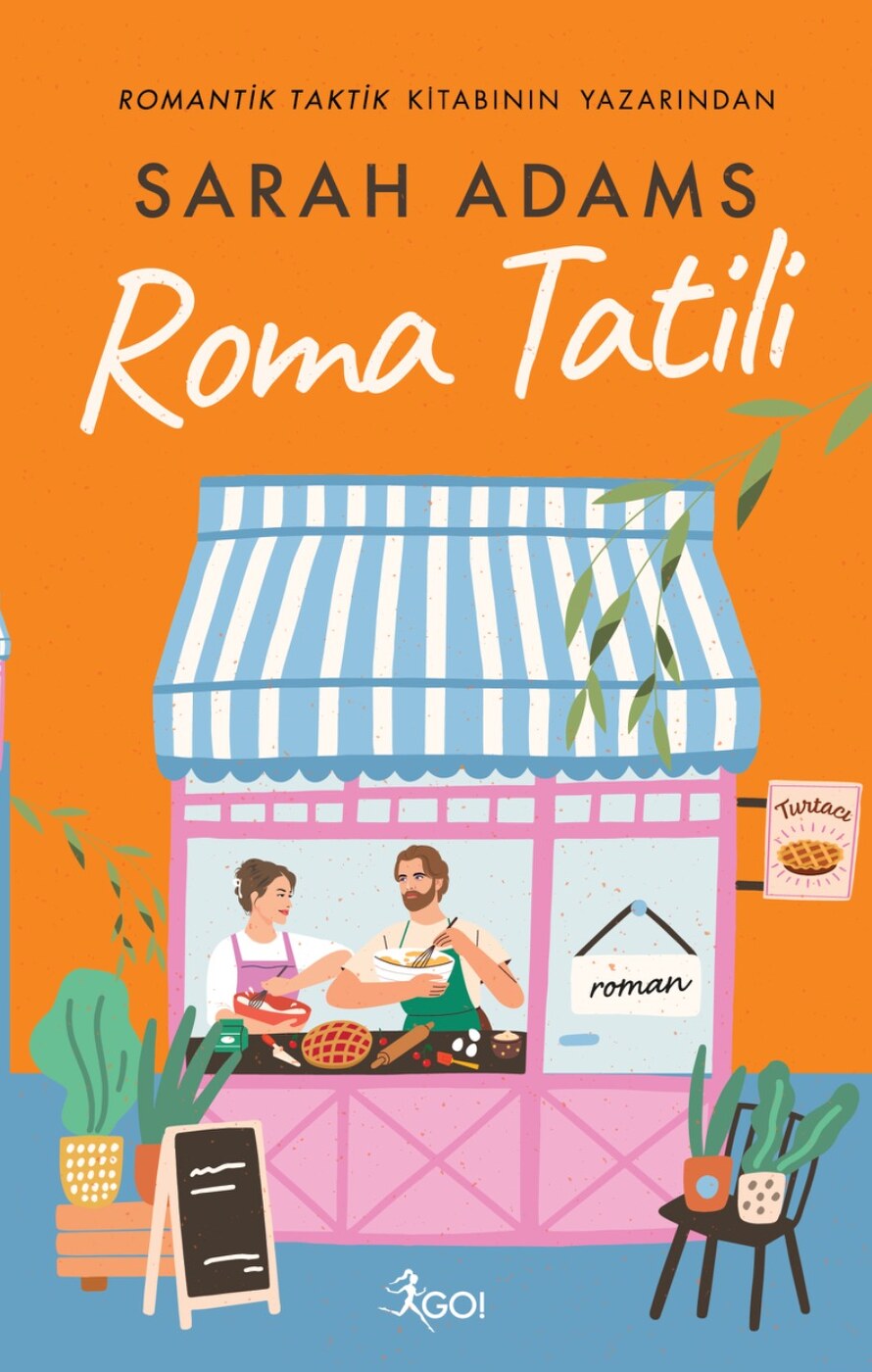 Roma Tatili kitap kapağı tasarımı