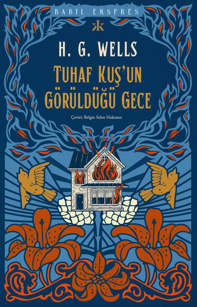 Tuhaf Kuşun Görüldüğü Gece kitap kapağı tasarımı